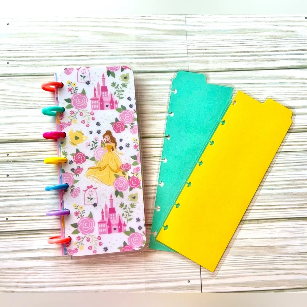 Happy planner skinny mini size weekly layout Disney Princess Belle beauty